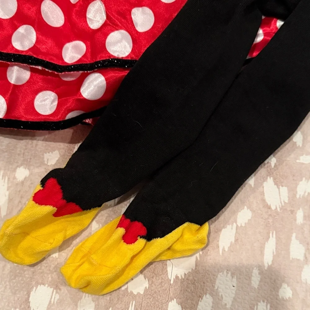 Kids Minnie Mouse Costume Set - Red, Black, White 18-24 MO